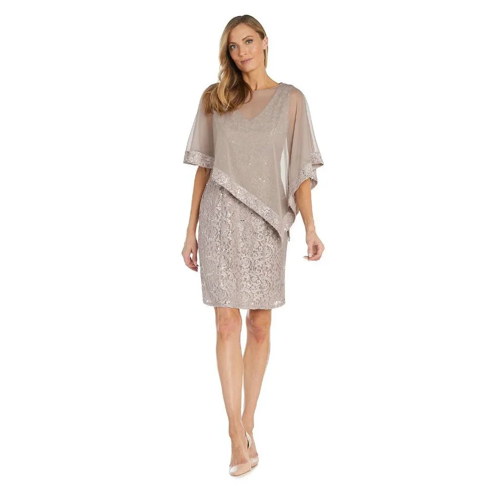 r&m richards champagne dress Women's R&M Richards 2-piece Surplice Dress & Jacket Set